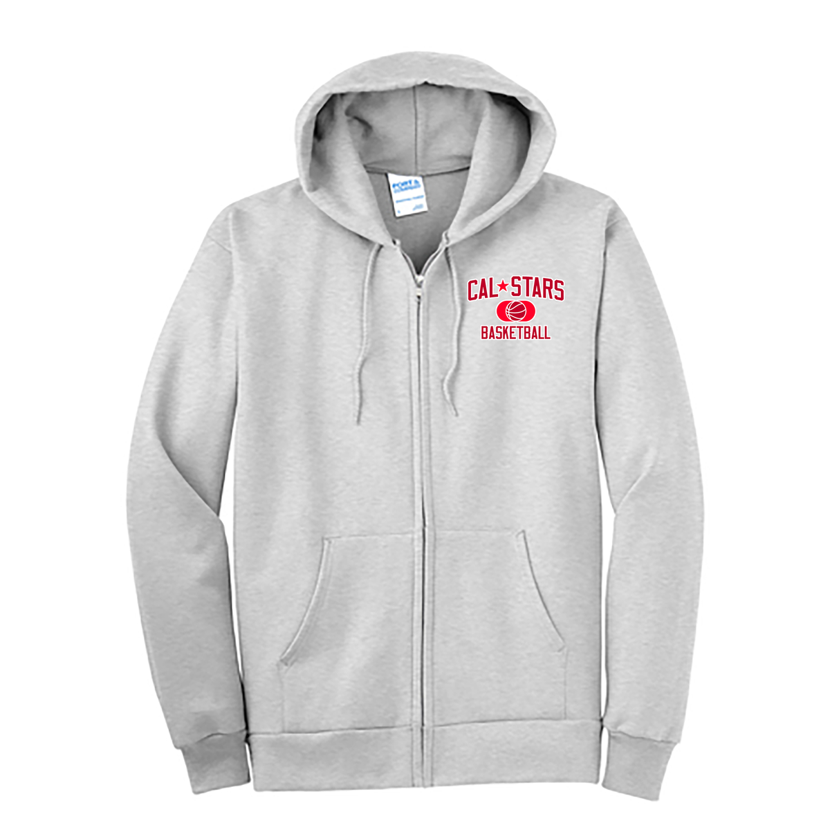 Cal Stars Basketball Full Zip Hoodie