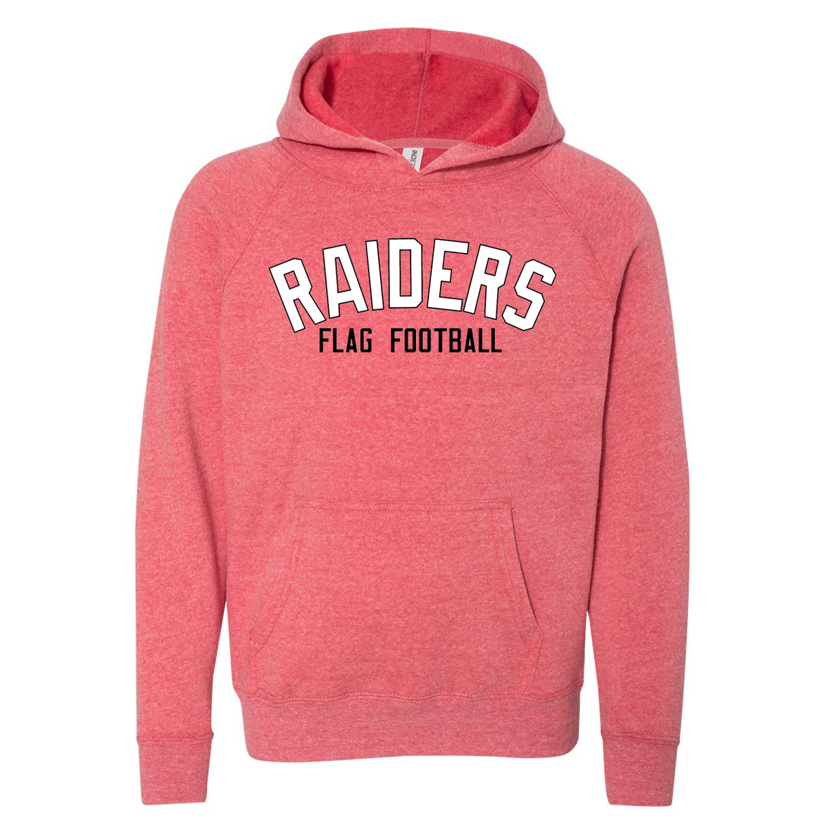 PM Raiders Flag Football Youth Special Blend Raglan Hoodie