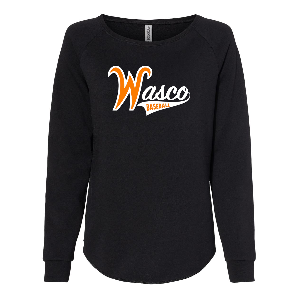 Wasco Union HS Baseball Women's Wave Wash Crewneck