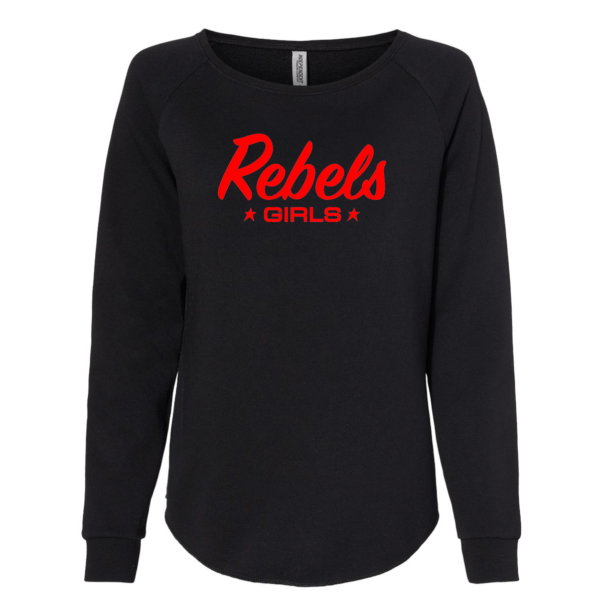 Rebels Girls Lacrosse Women's Wave Wash Crewneck