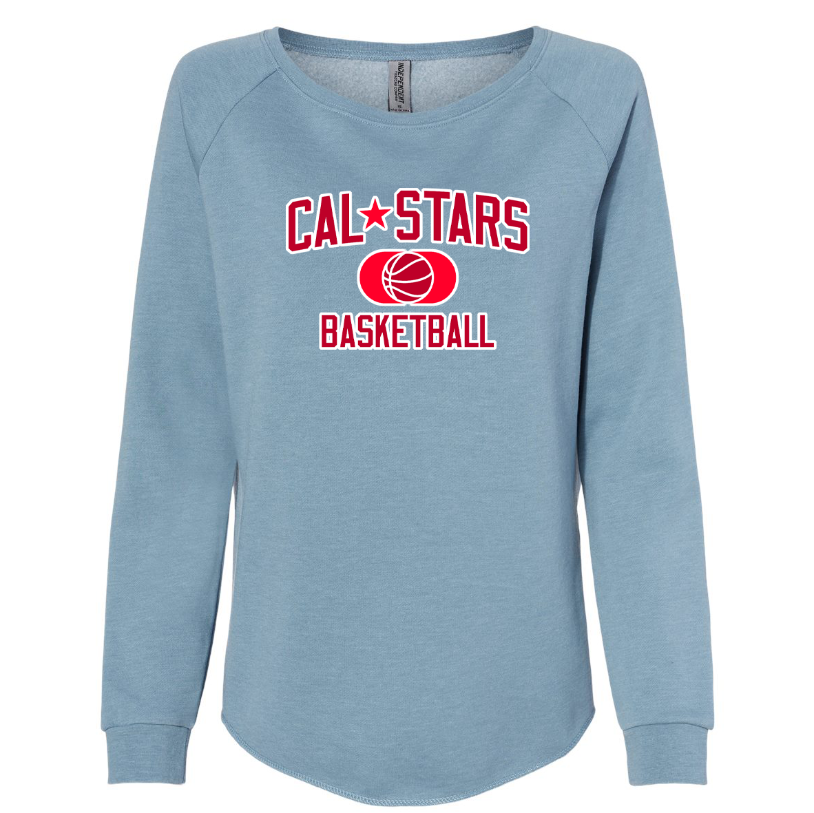 Cal Stars Basketball Women's Wave Wash Crewneck