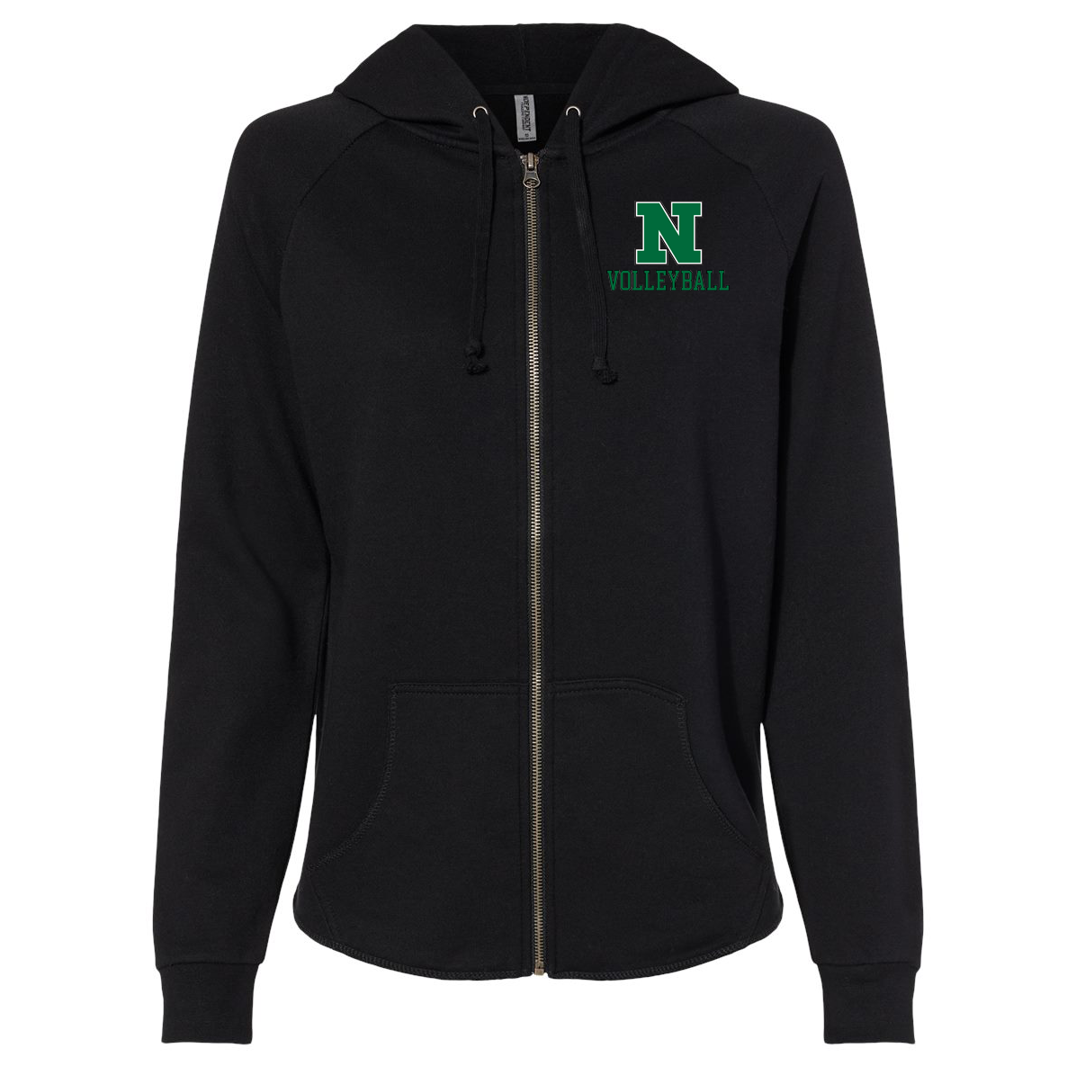 Novi Volleyball Women's California Wave Wash Full-Zip Hooded Sweatshirt