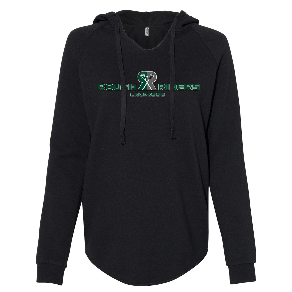 Rough Riders Lacrosse Women’s Lightweight California Wave Wash Hooded Sweatshirt