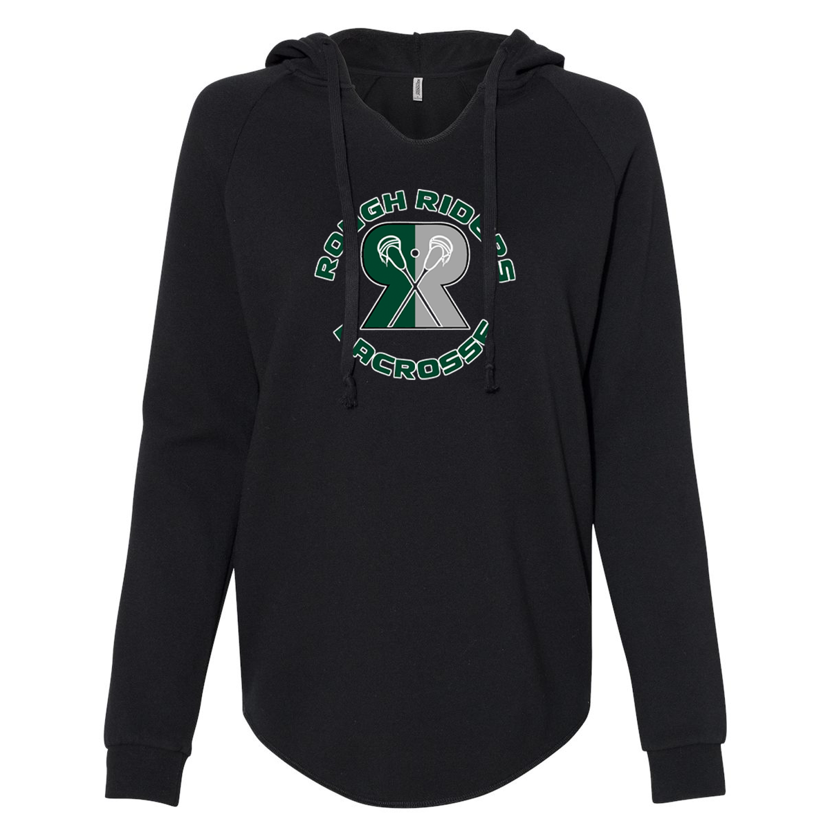 Rough Riders Lacrosse Women’s Lightweight California Wave Wash Hooded Sweatshirt