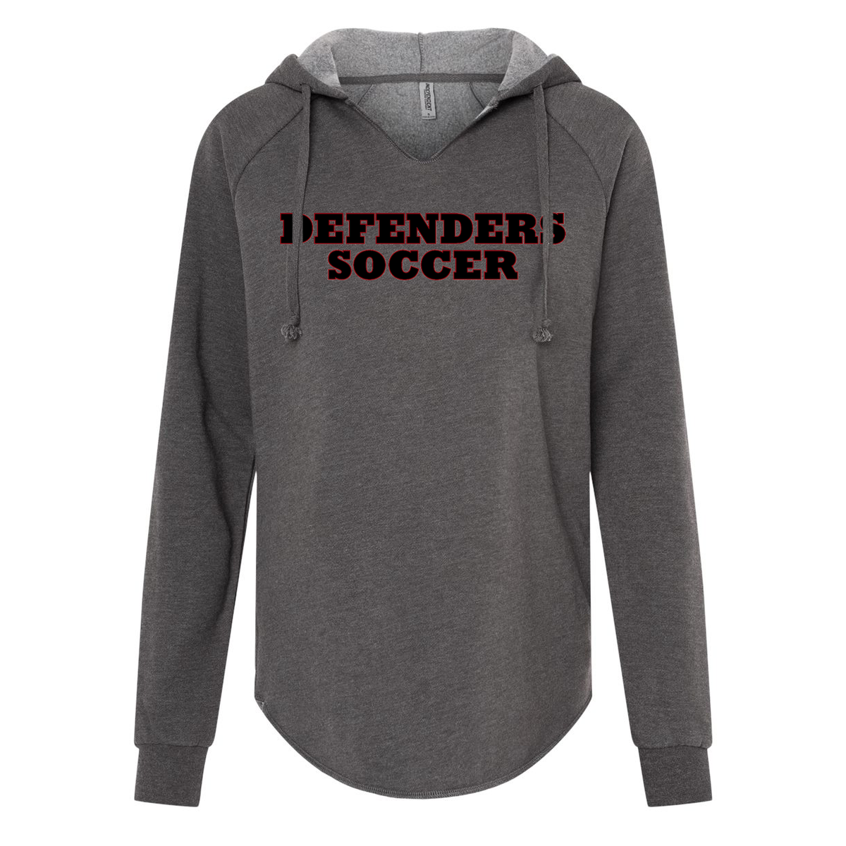 Defenders Soccer Women’s Lightweight California Wave Wash Hooded Sweatshirt