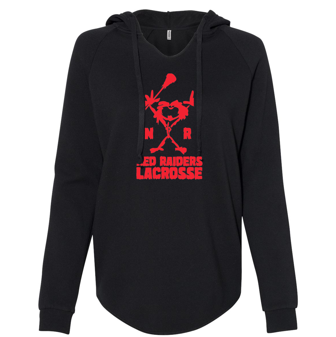 North Rockland Youth Lacrosse Women’s Lightweight California Wave Wash Hooded Sweatshirt