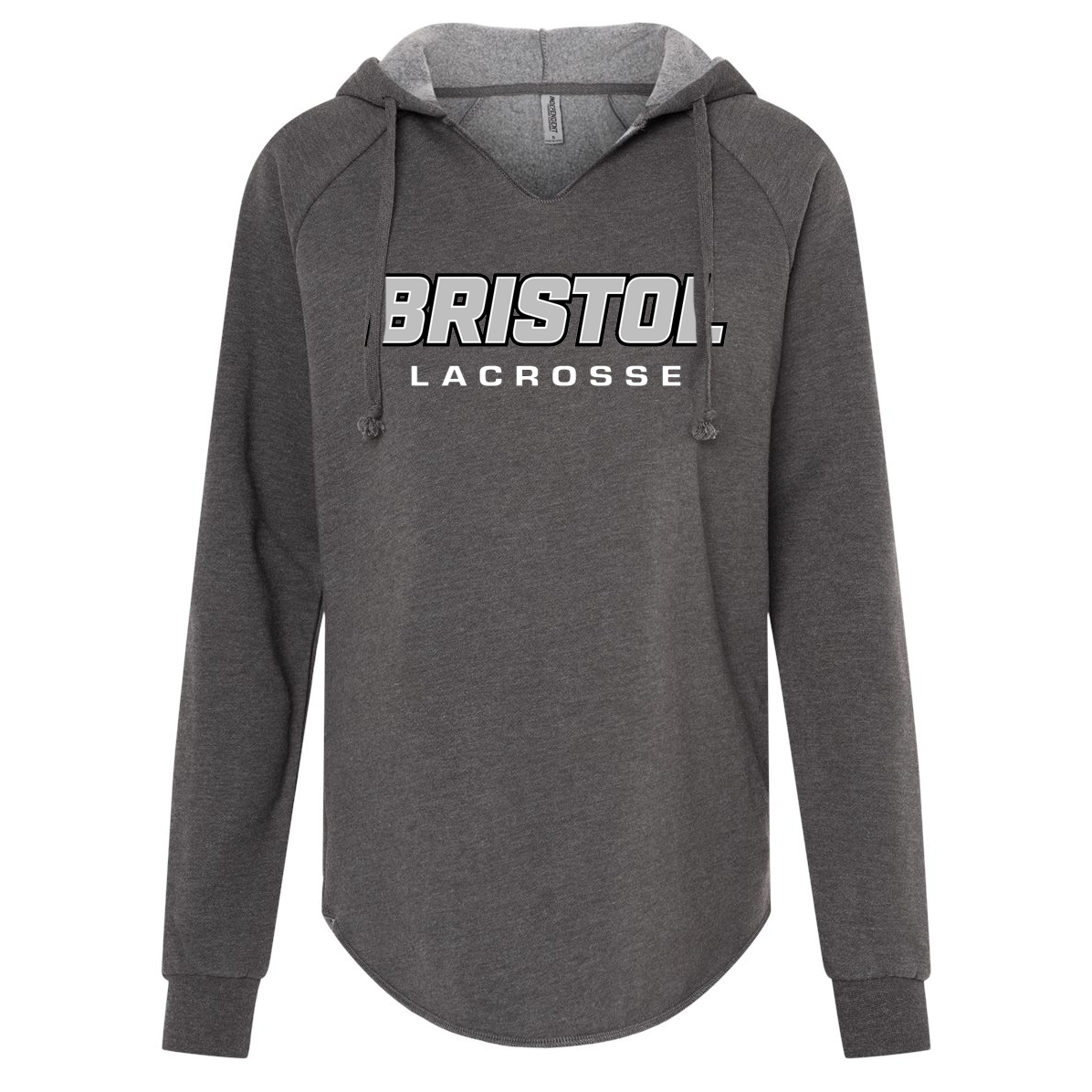 Bristol Lacrosse Women’s Lightweight California Wave Wash Hooded Sweatshirt