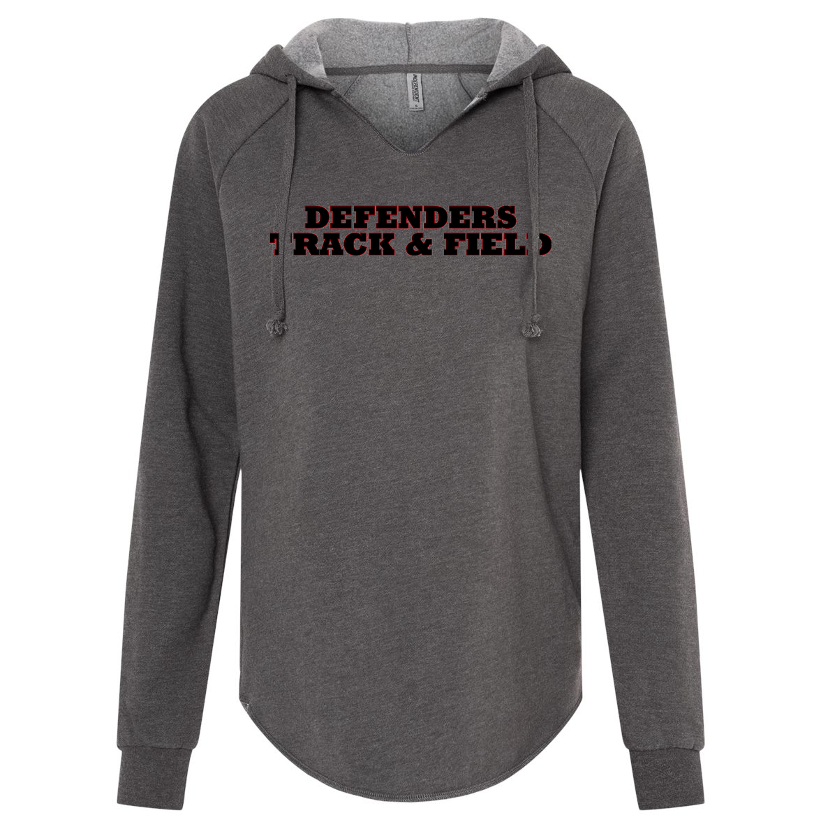 Defenders Track & FieldWomen’s Lightweight California Wave Wash Hooded Sweatshirt