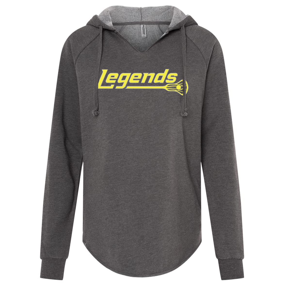 Legends Lacrosse Women’s Lightweight California Wave Wash Hooded Sweatshirt