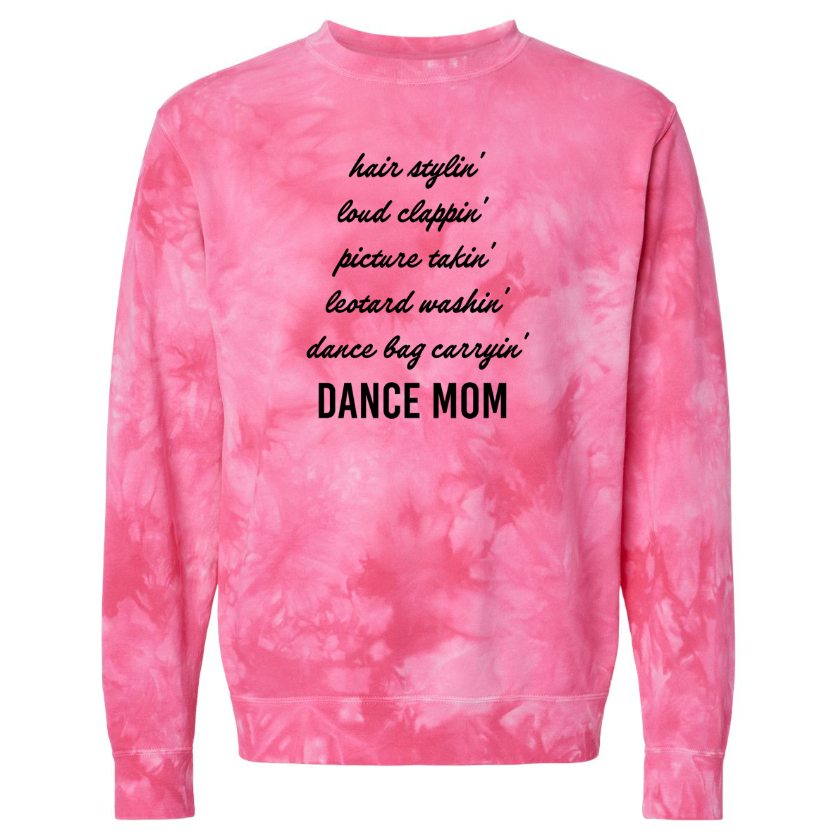 Starz on Broadway Midweight Tie-Dyed Sweatshirt