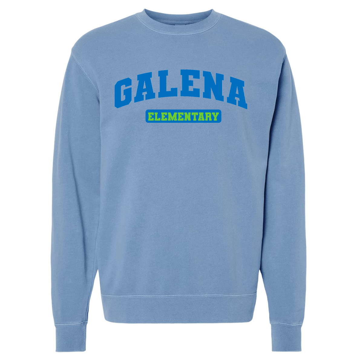 Galena Elementary School Midweight Pigment-Dyed Crewneck