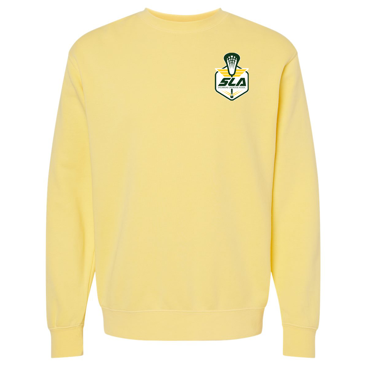 Sycamore Lacrosse Association Midweight Pigment-Dyed Crewneck