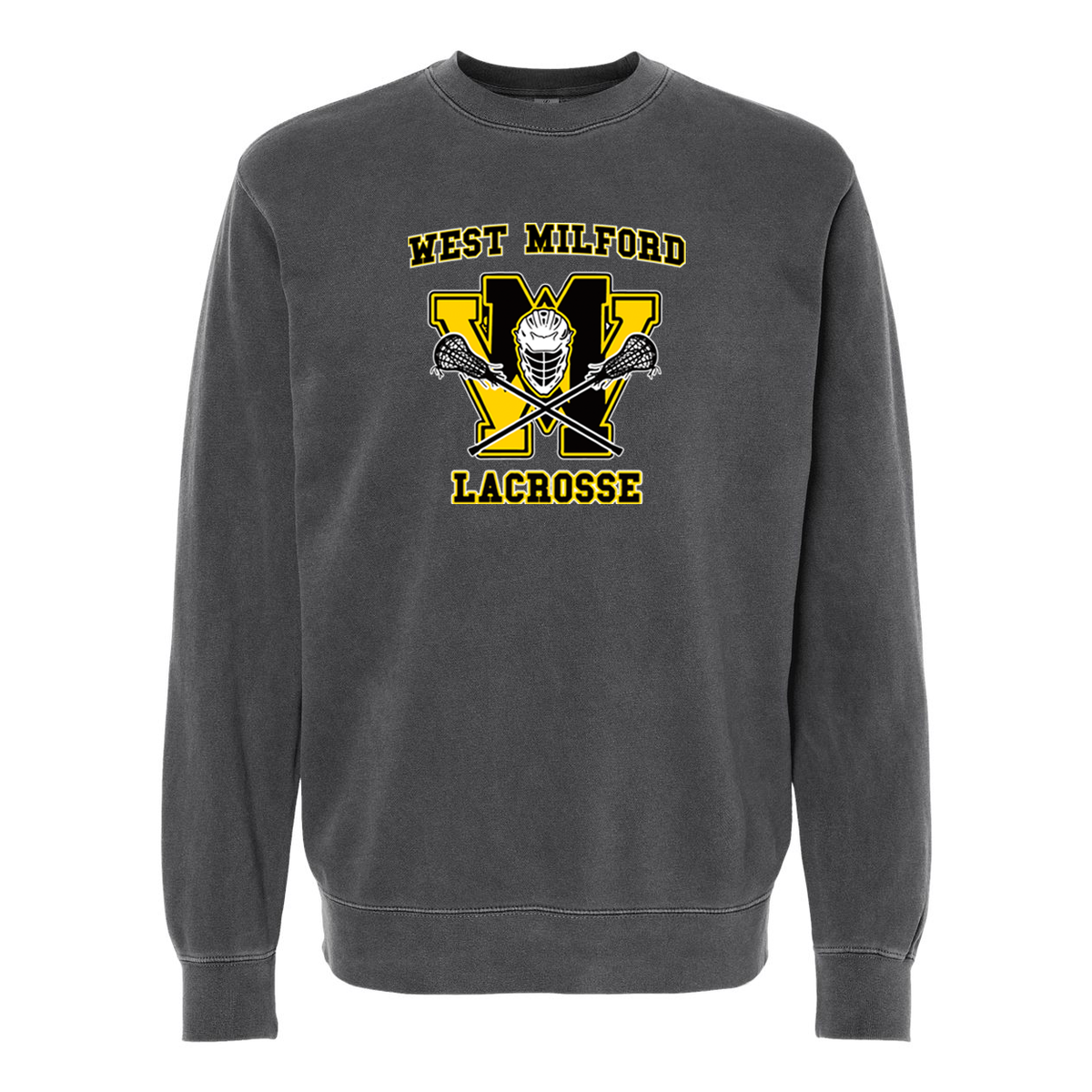 West Milford Lacrosse Midweight Pigment-Dyed Crewneck