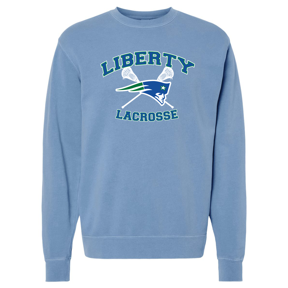 Liberty Lacrosse Midweight Pigment-Dyed Crewneck