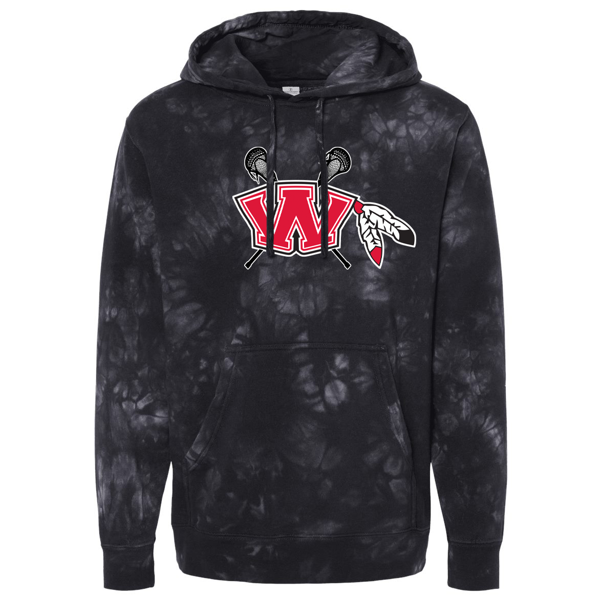 Weston Warrior Lacrosse Club Pigment-Dyed Hooded Sweatshirt