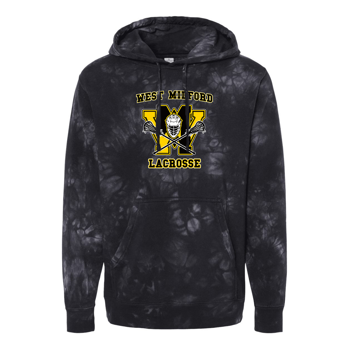 West Milford Lacrosse Pigment-Dyed Hooded Sweatshirt