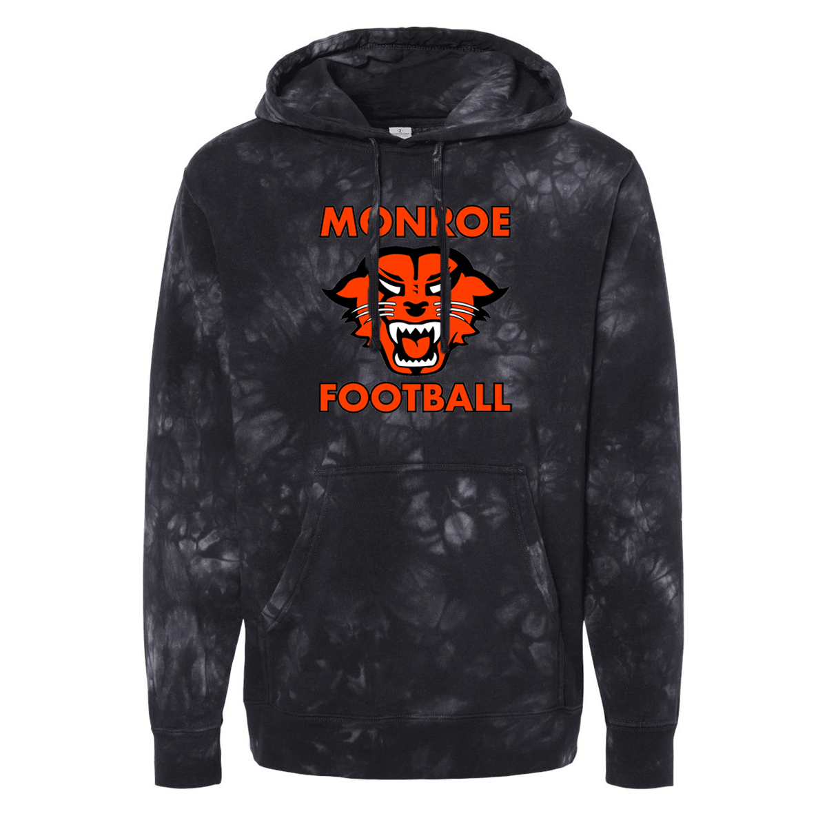 Monroe HS Football Pigment-Dyed Hooded Sweatshirt