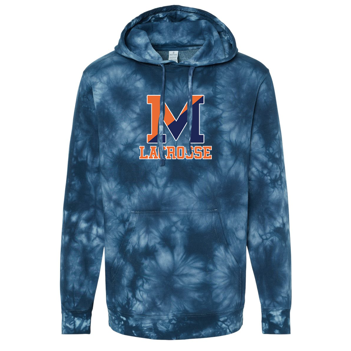 Manhasset HS Lacrosse Pigment-Dyed Hooded Sweatshirt