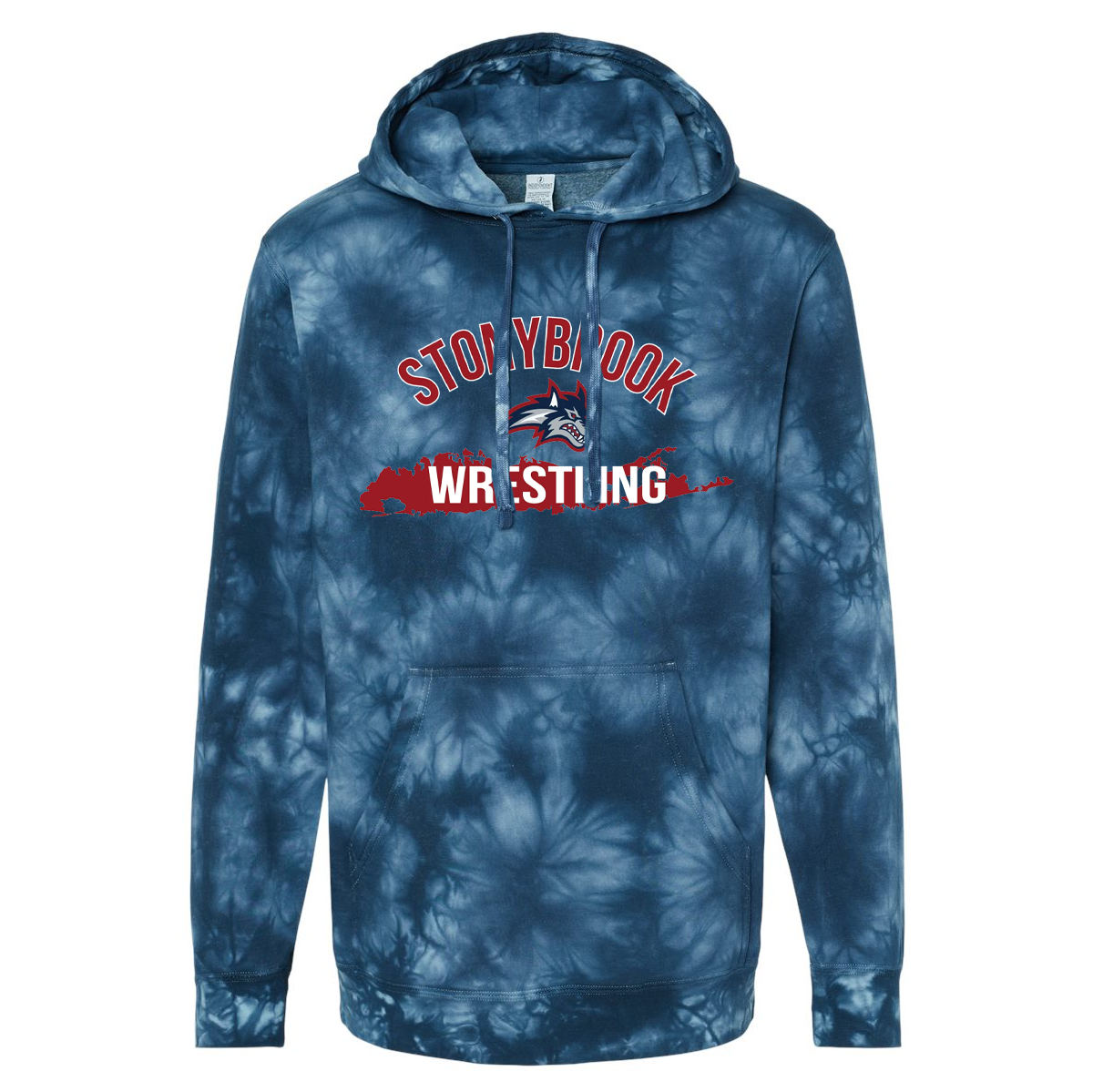 Stony Brook Wrestling Pigment-Dyed Hooded Sweatshirt
