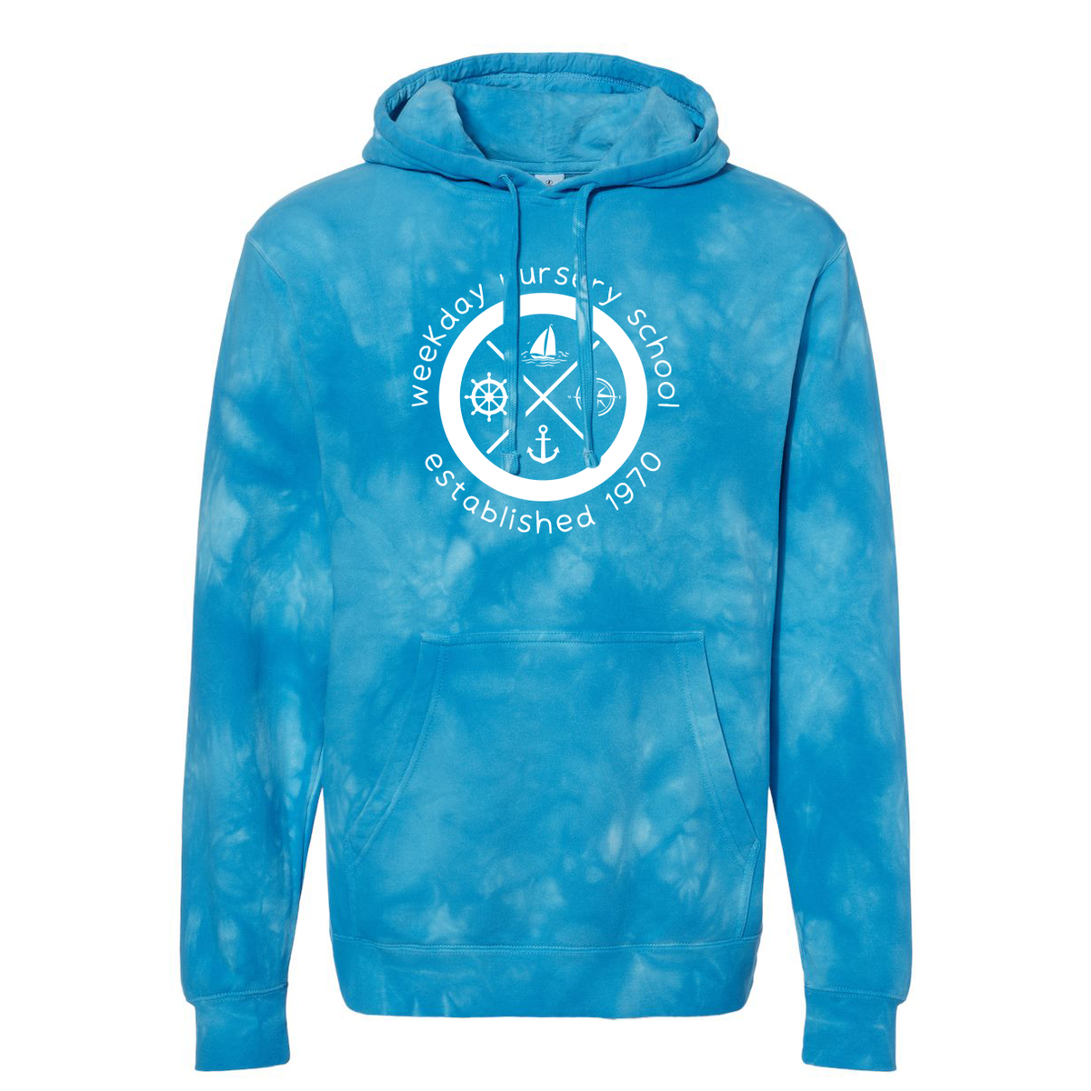 Weekday Nursery School Pigment-Dyed Hooded Sweatshirt