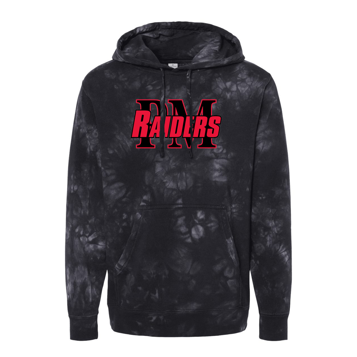 Raiders Youth Football Pigment-Dyed Hooded Sweatshirt