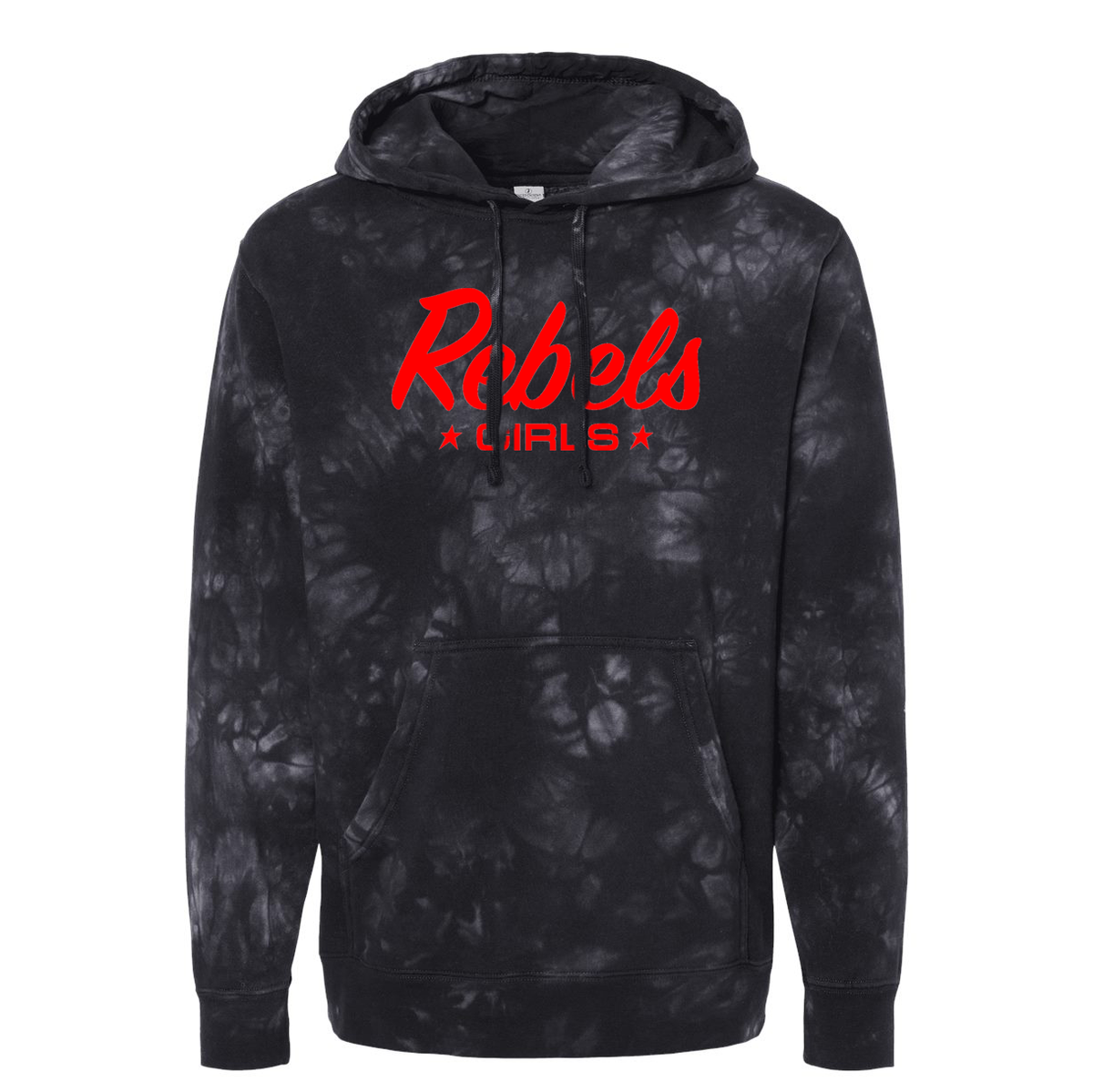 Rebels Girls Lacrosse Pigment-Dyed Hooded Sweatshirt