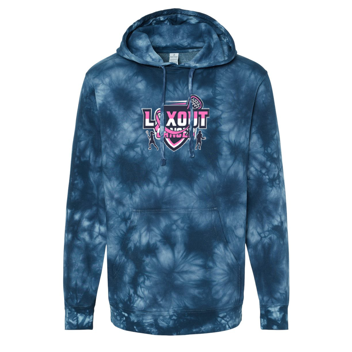 LaxOut Cancer Pigment-Dyed Hooded Sweatshirt
