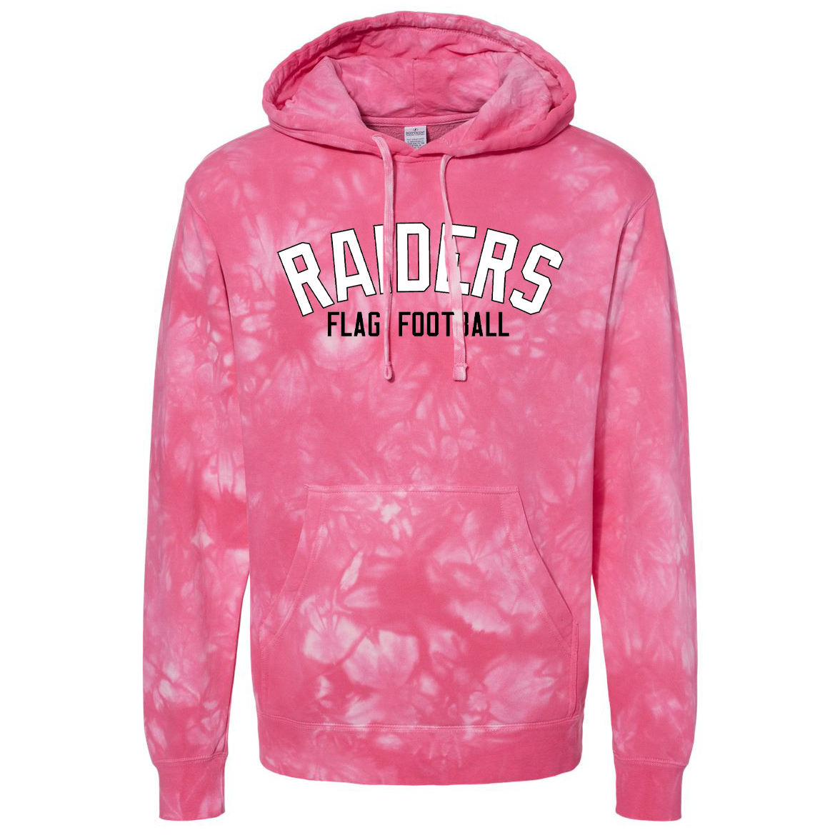 PM Raiders Flag Football Pigment-Dyed Hooded Sweatshirt