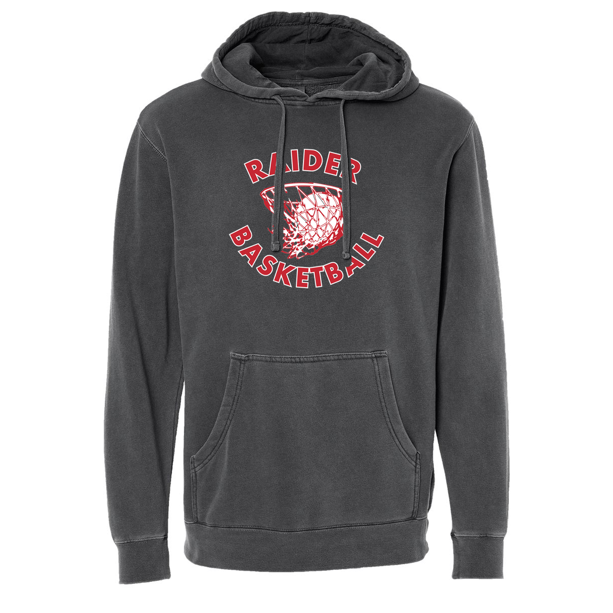 Raider Basketball Pigment-Dyed Hooded Sweatshirt