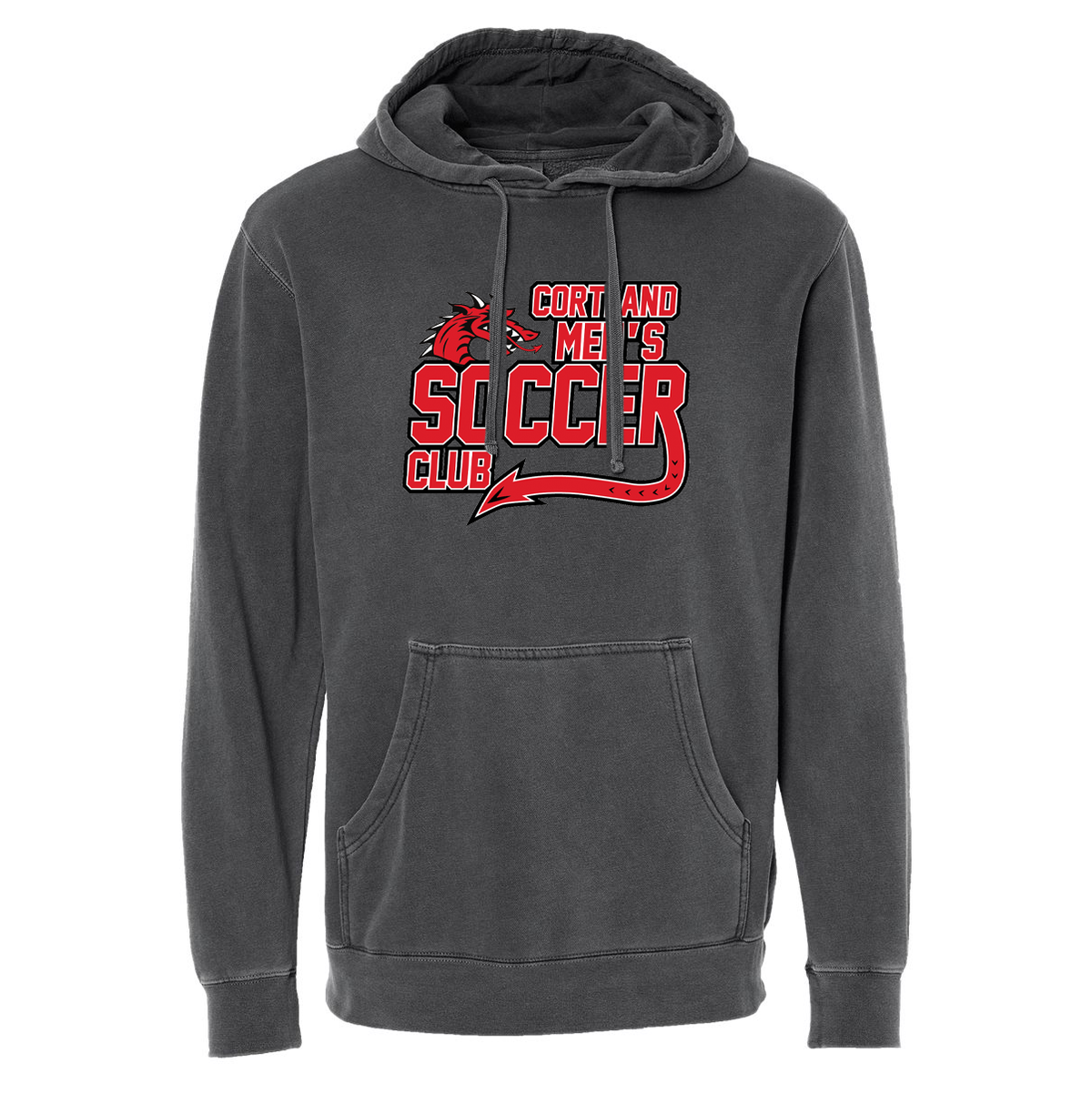 Cortland Club Soccer Pigment-Dyed Hooded Sweatshirt