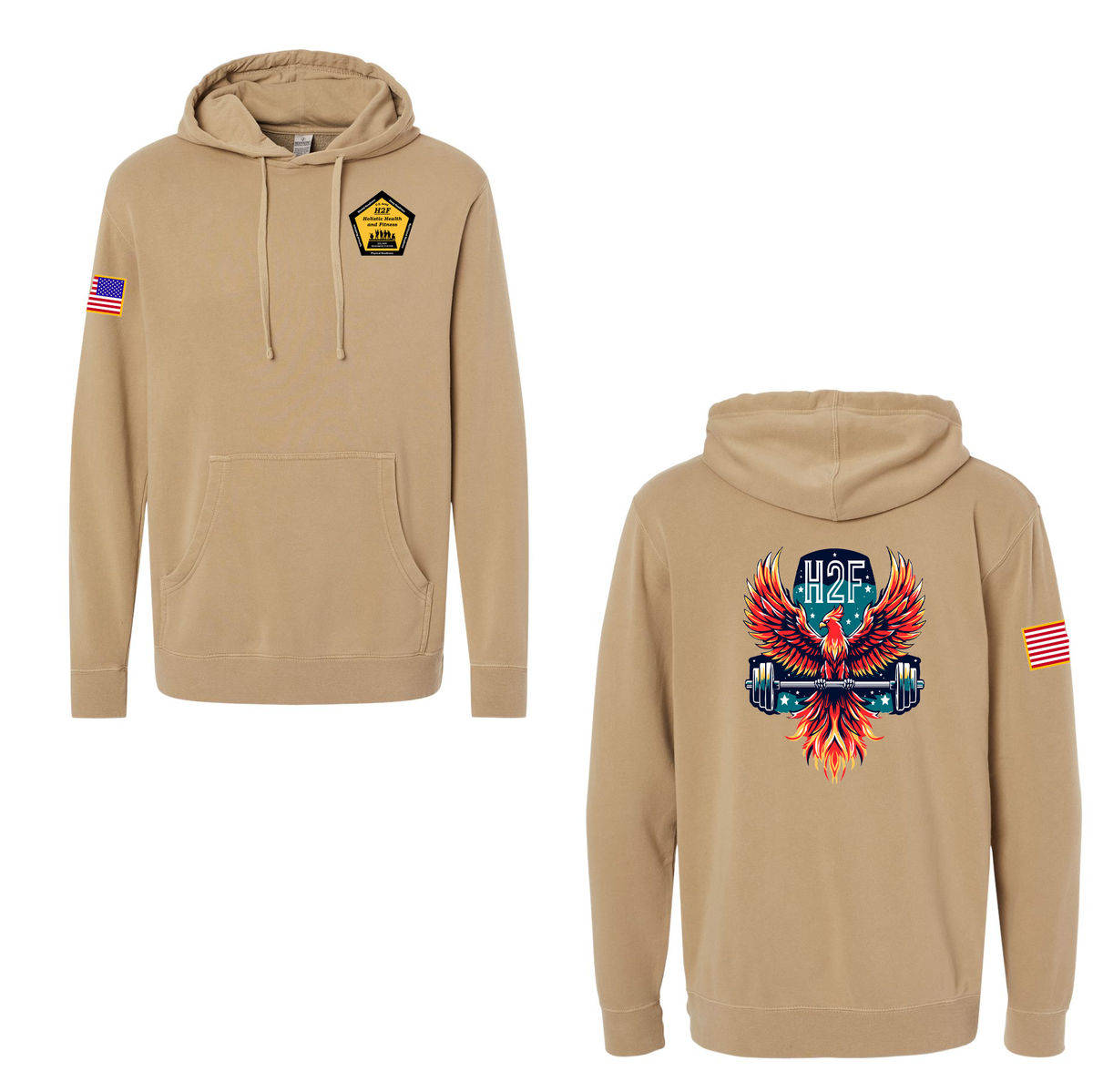 Phoenix H2F Pigment-Dyed Hooded Sweatshirt