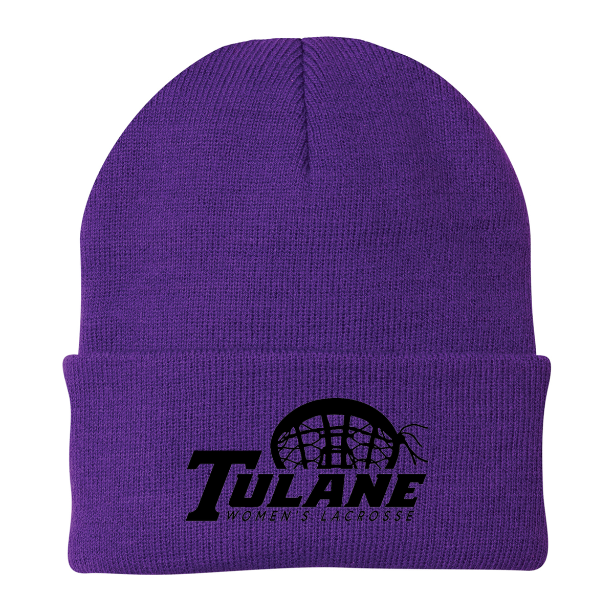 Tulane Women's Lacrosse Cuffed Beanie