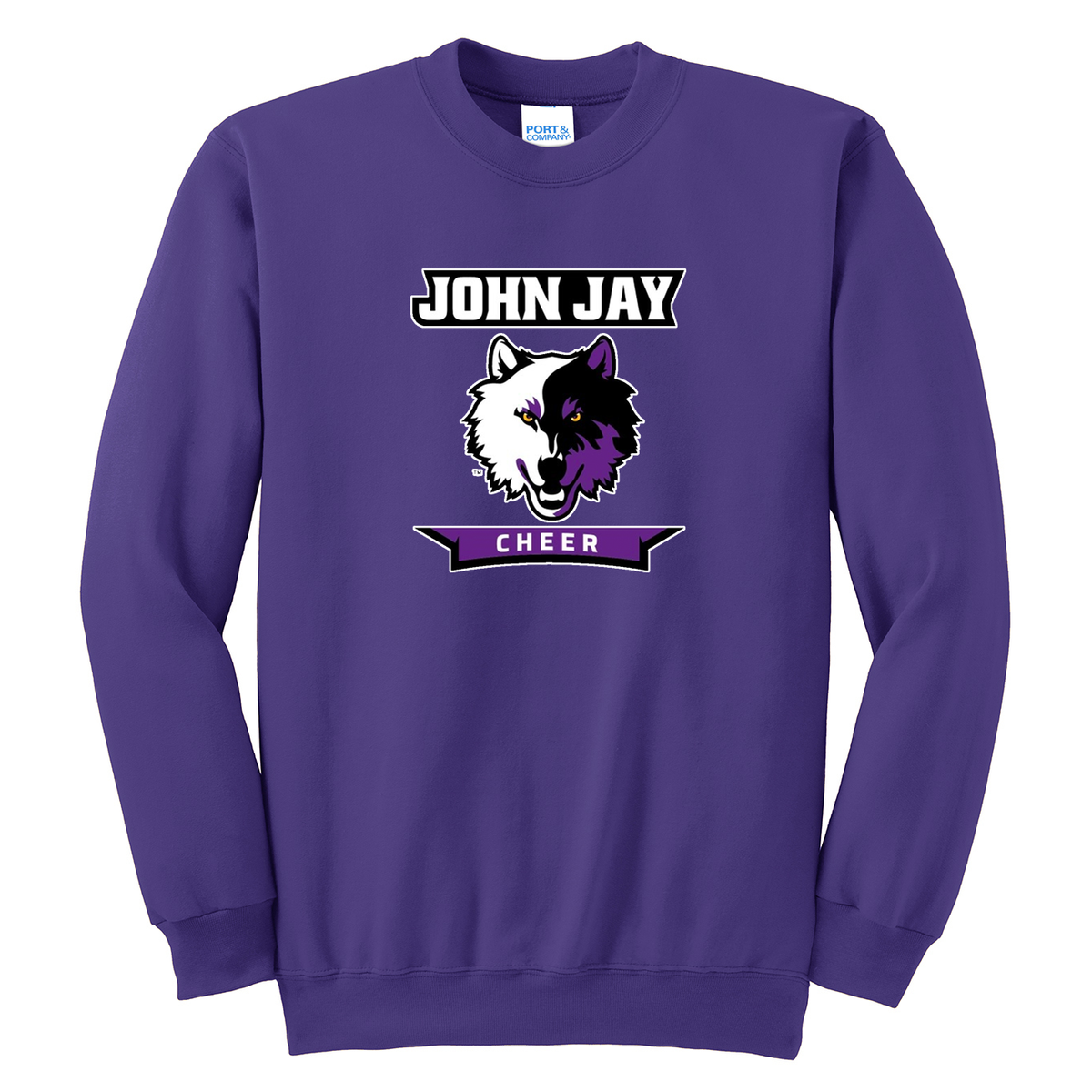 John Jay Youth Cheer Crew Neck Sweater