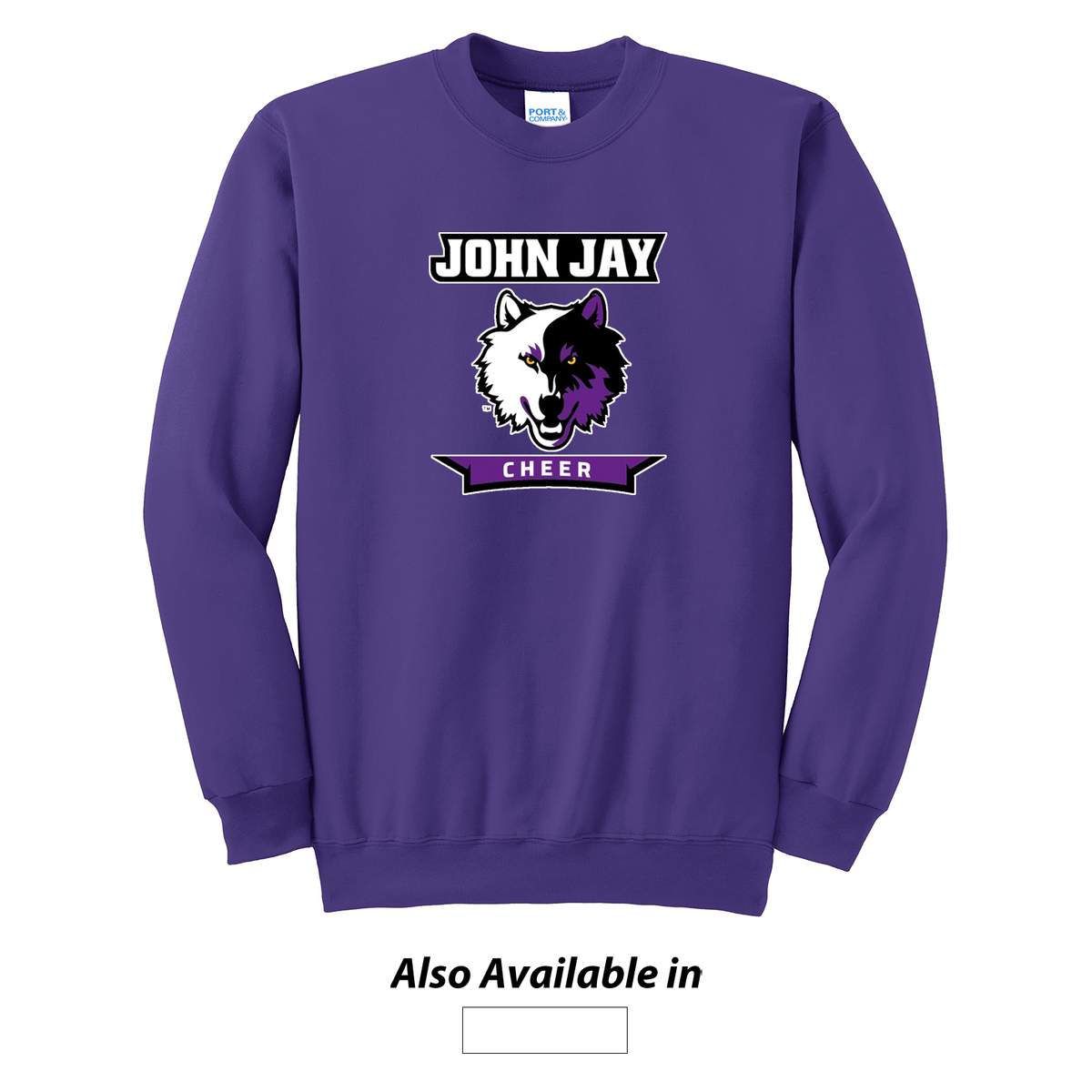 John Jay Youth Cheer Crew Neck Sweater