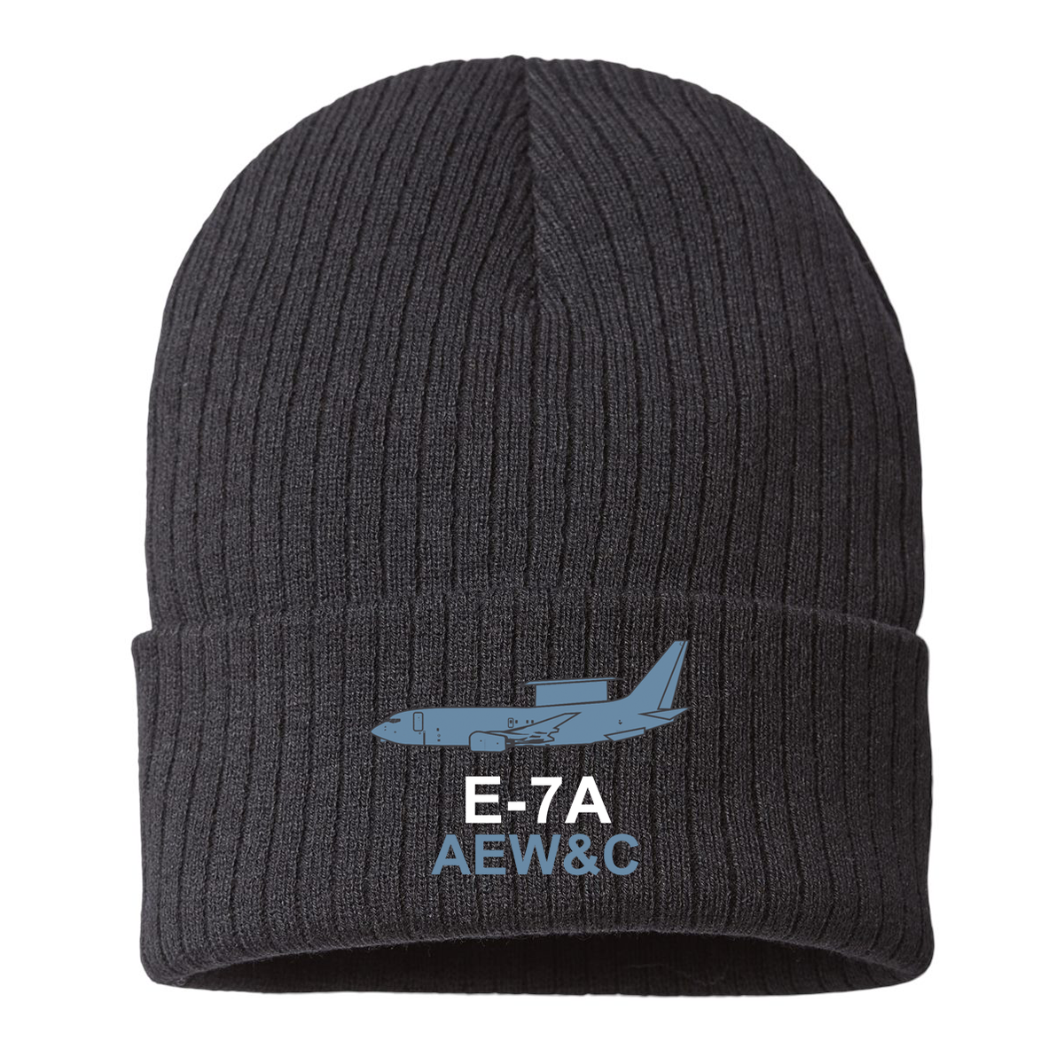 Boeing E-7A Program Rib Knit Beanie