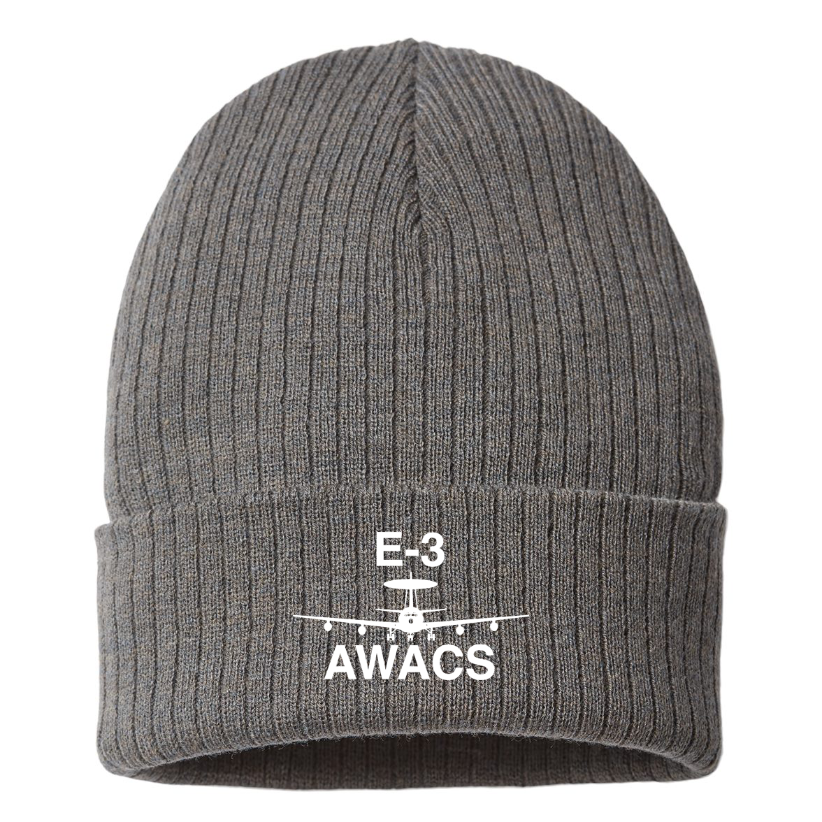 Boeing AWACS E-3 Rib Knit Beanie