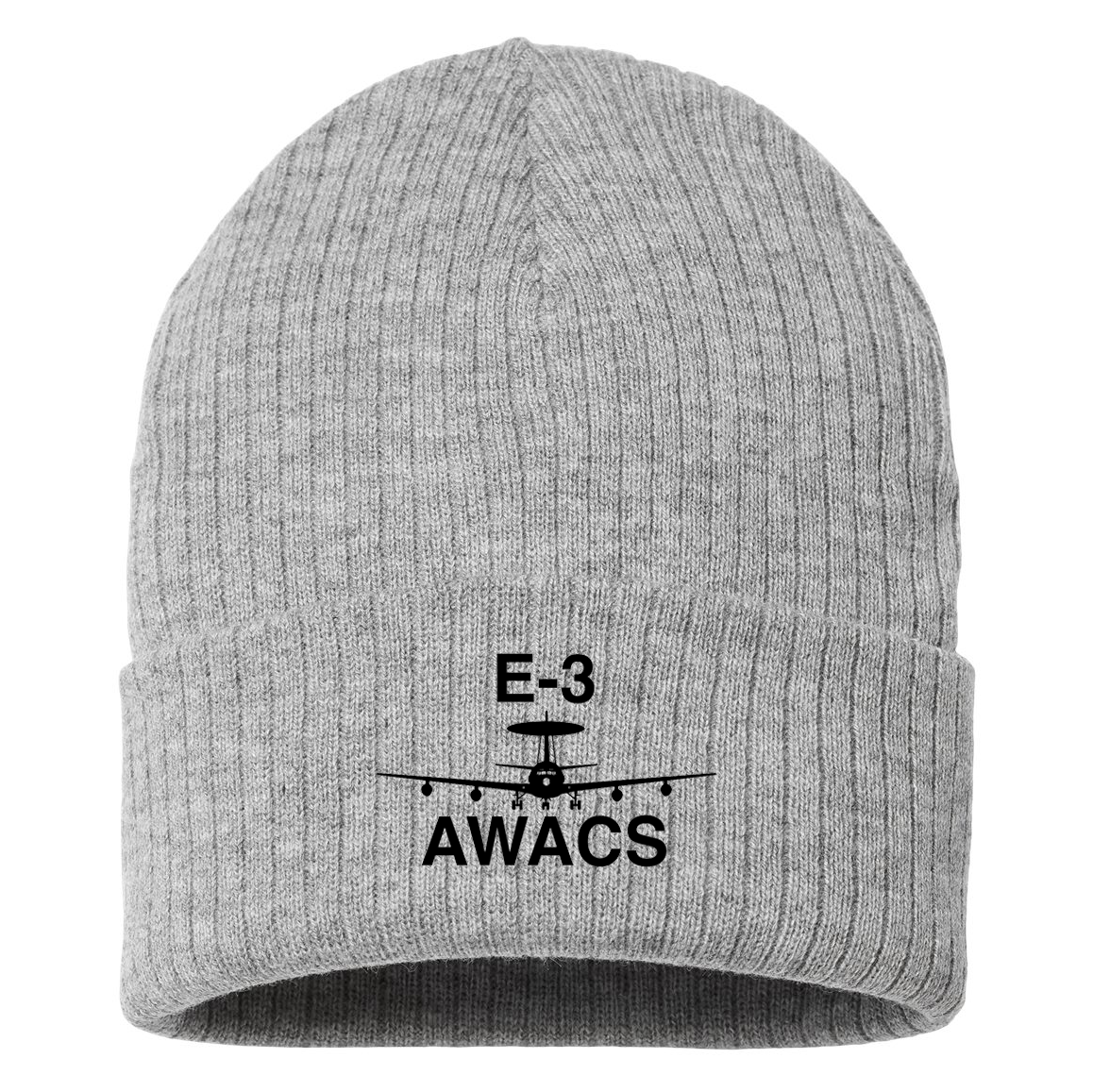 Boeing AWACS E-3 Rib Knit Beanie