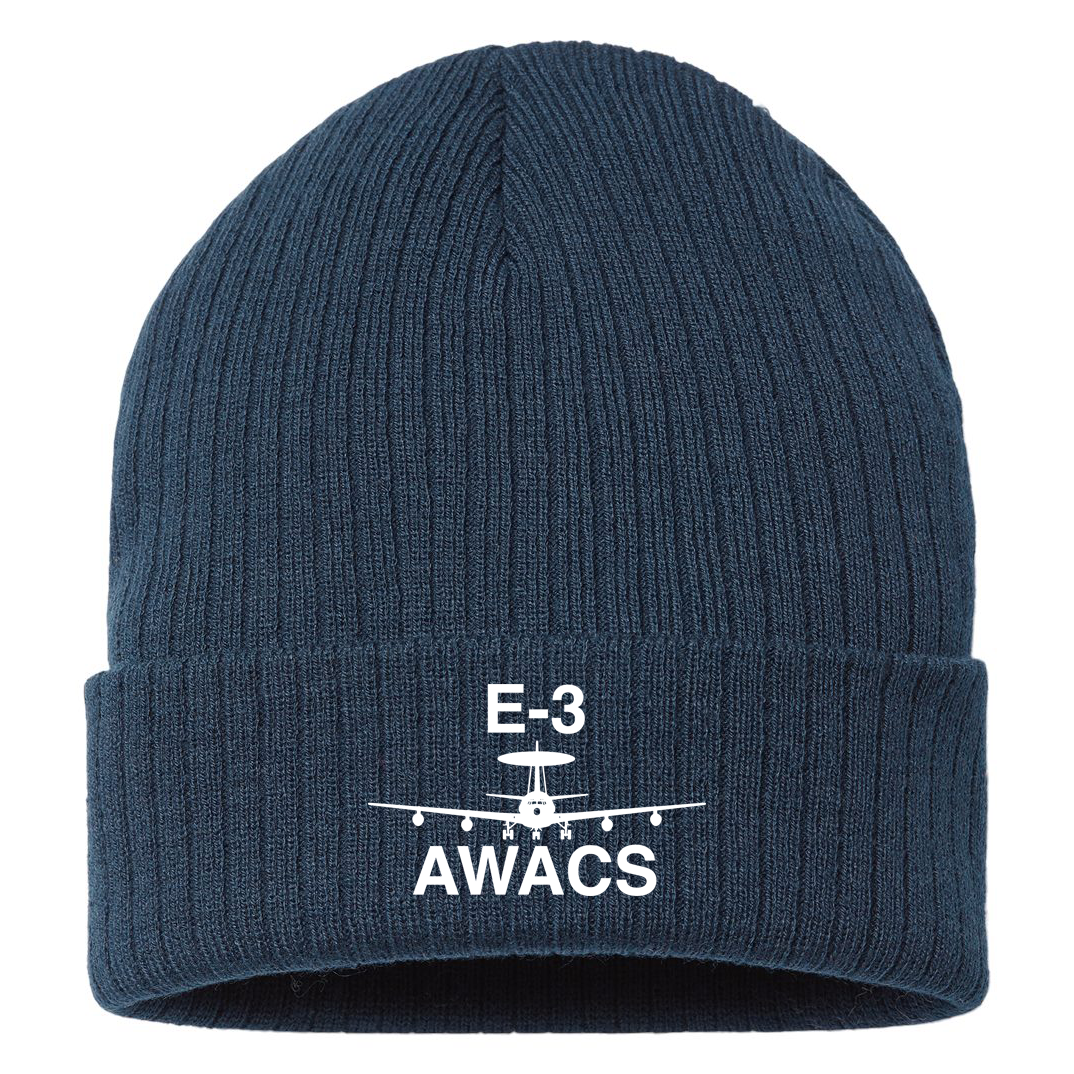 Boeing AWACS E-3 Rib Knit Beanie