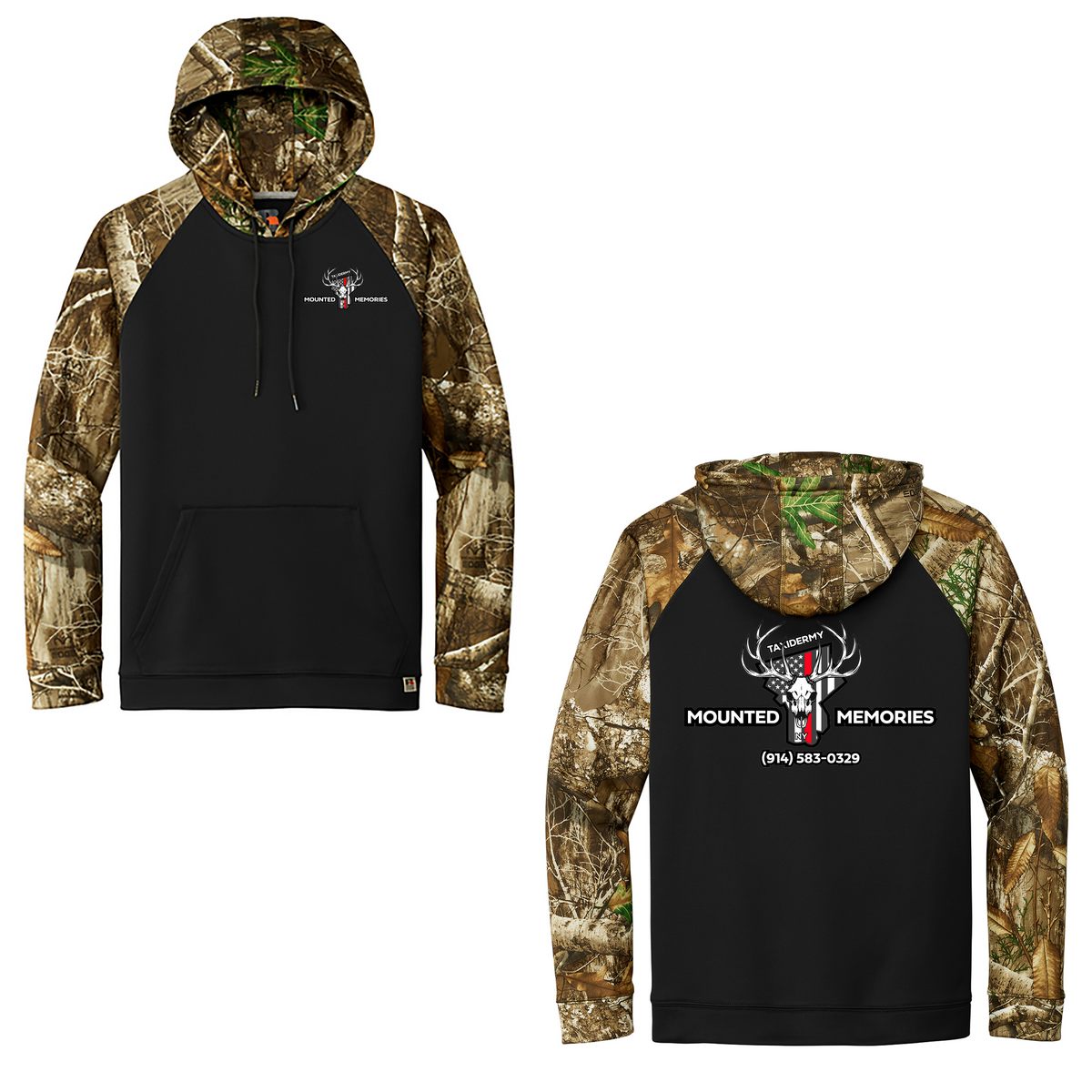 Mounted Memories Russell Outdoors Realtree Performance Colorblock Pullover Hoodie
