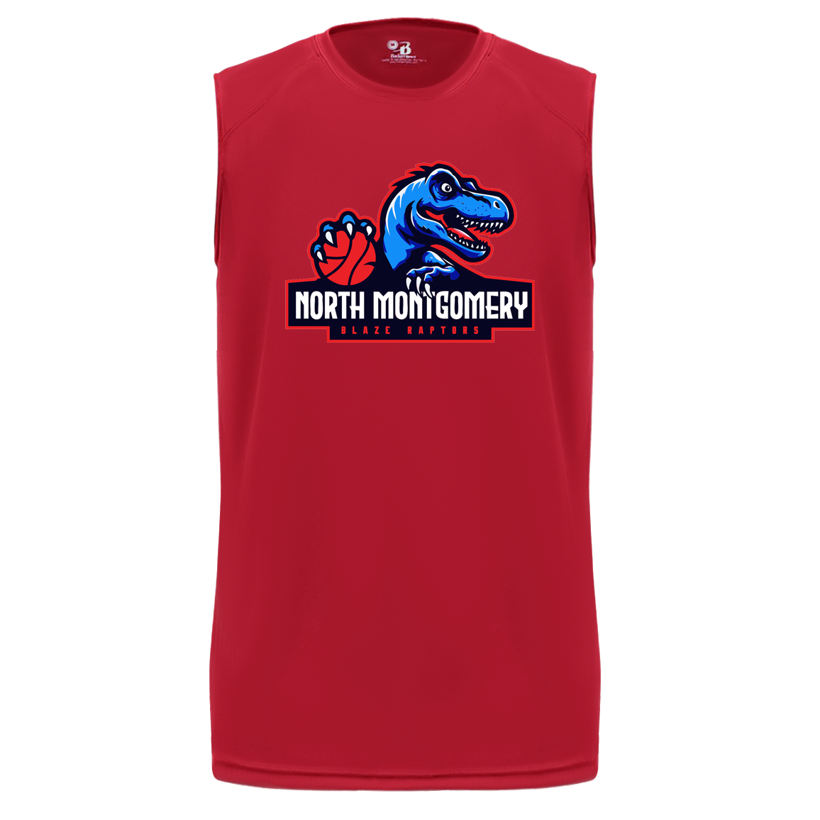 Blaze Raptors Basketball B-Core Sleeveless Performance Tank