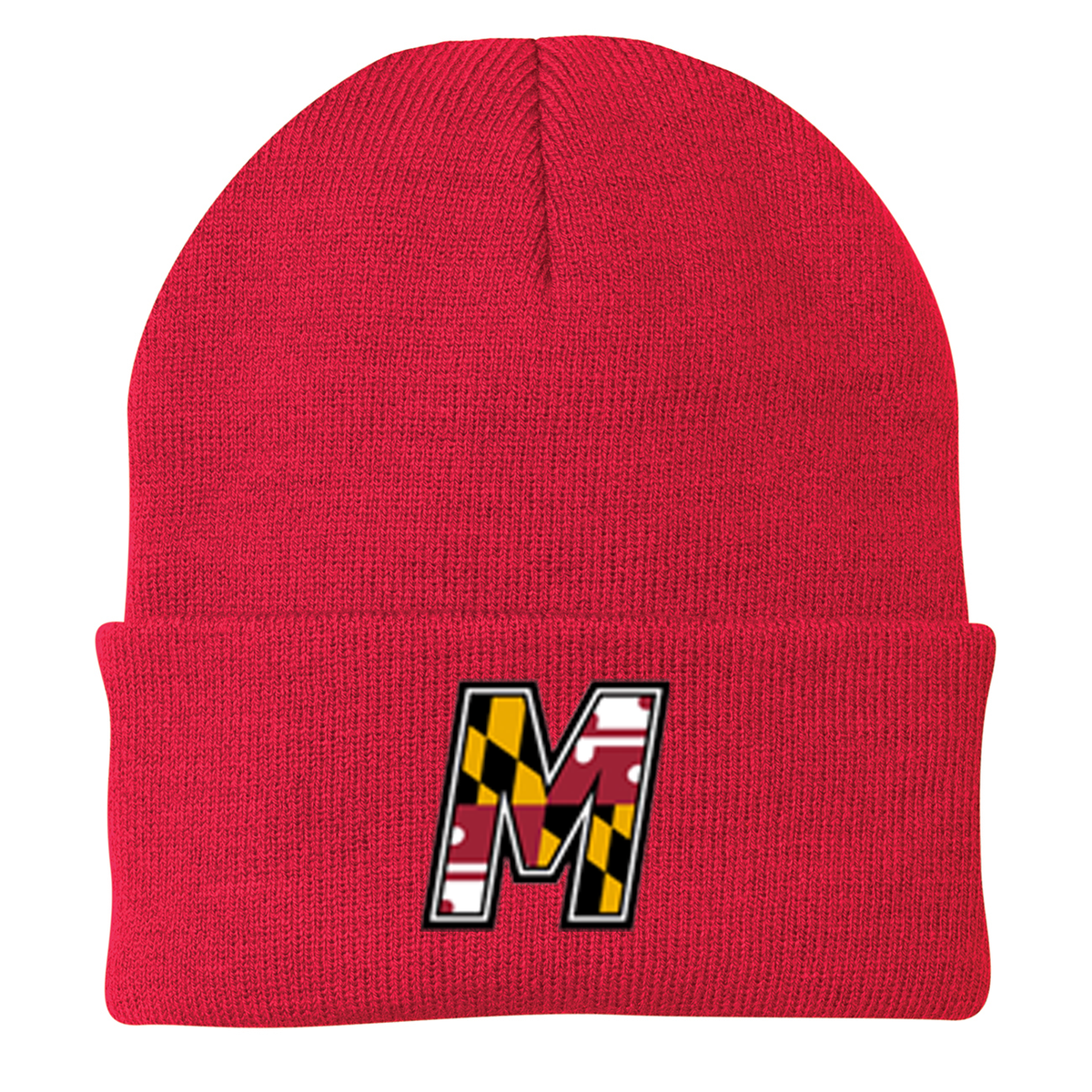 M Hockey Knit Beanie