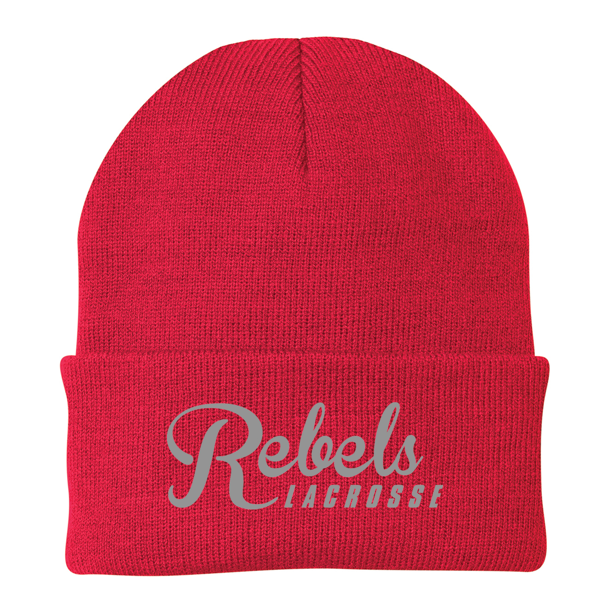 Rebels Silver Knit Beanie