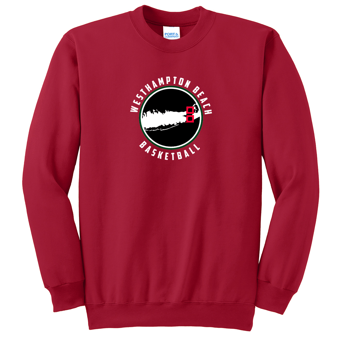 Westhampton Beach Basketball Crew Neck Sweater