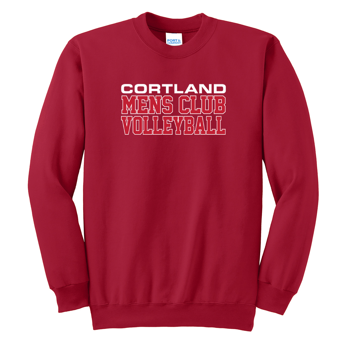 Cortland Mens Volleyball Crew Neck Sweater