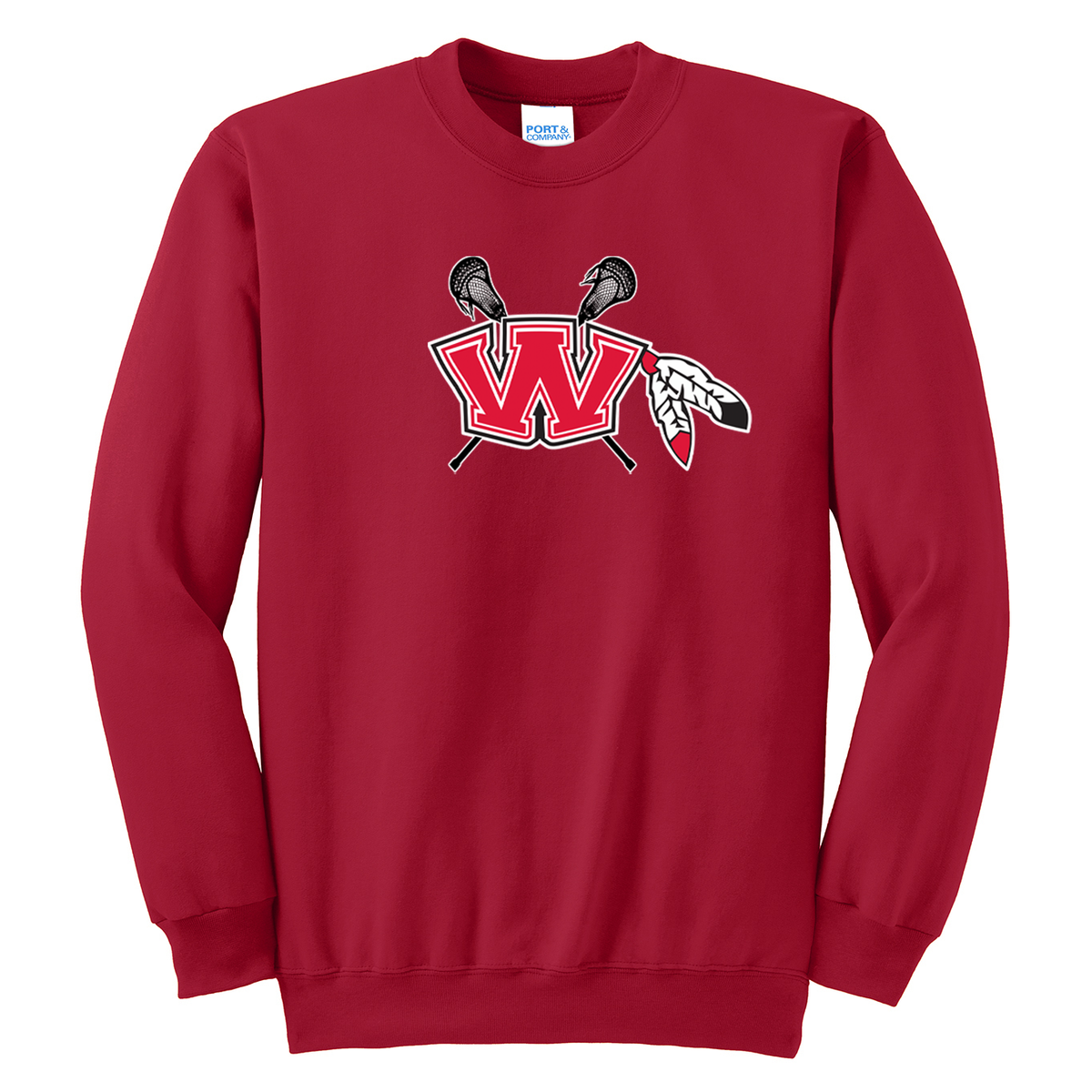 Weston Warrior Lacrosse Club Crew Neck Sweater