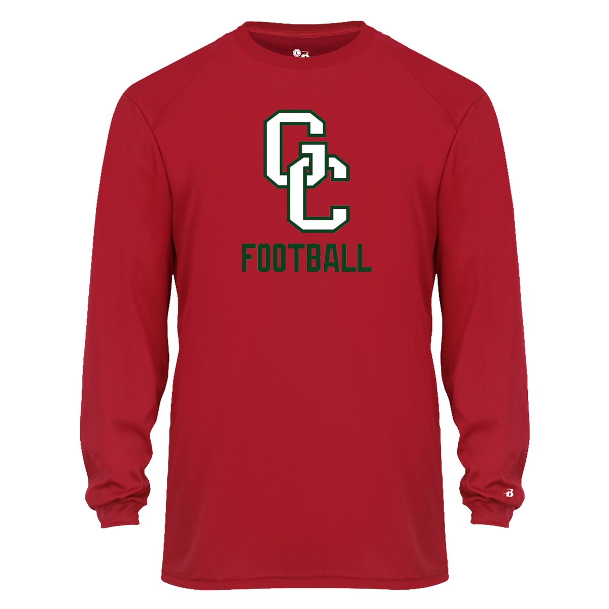 Glen Cove Football B-Core Long Sleeve (Available in Youth)