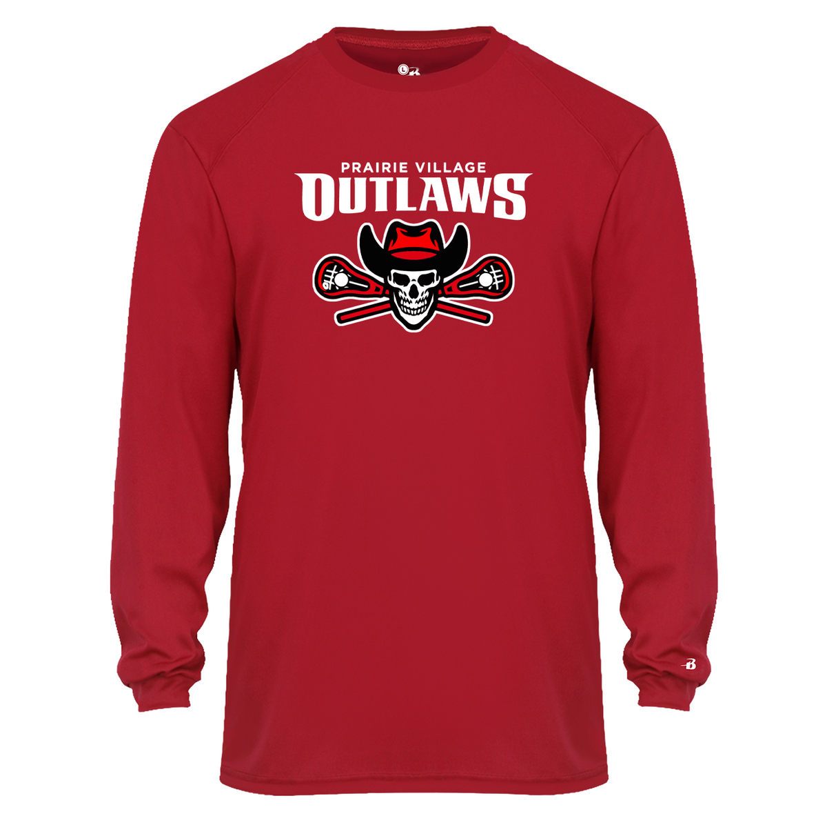 Prairie Village Outlaws Lacrosse B-Core Long Sleeve