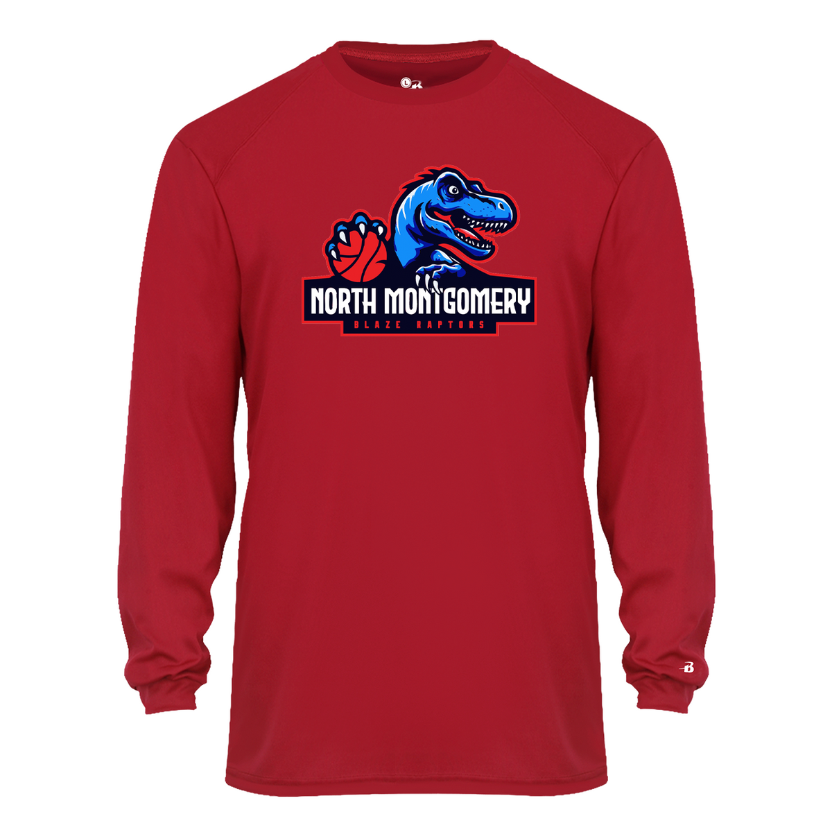 Blaze Raptors Basketball B-Core Long Sleeve