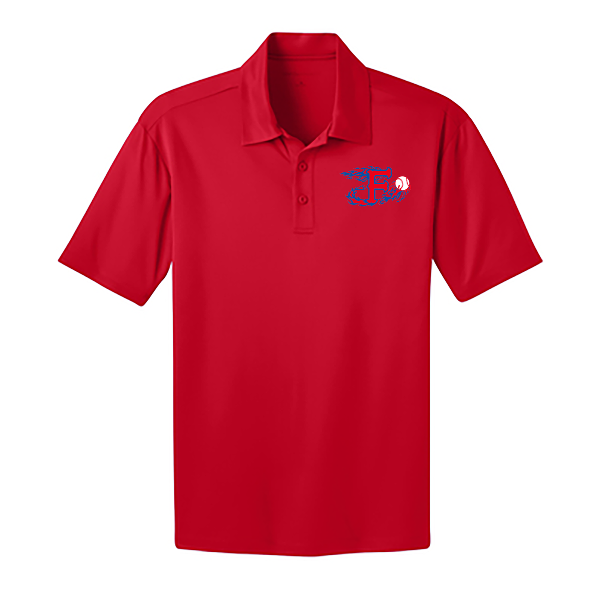 Farming Flames Baseball Club Polo