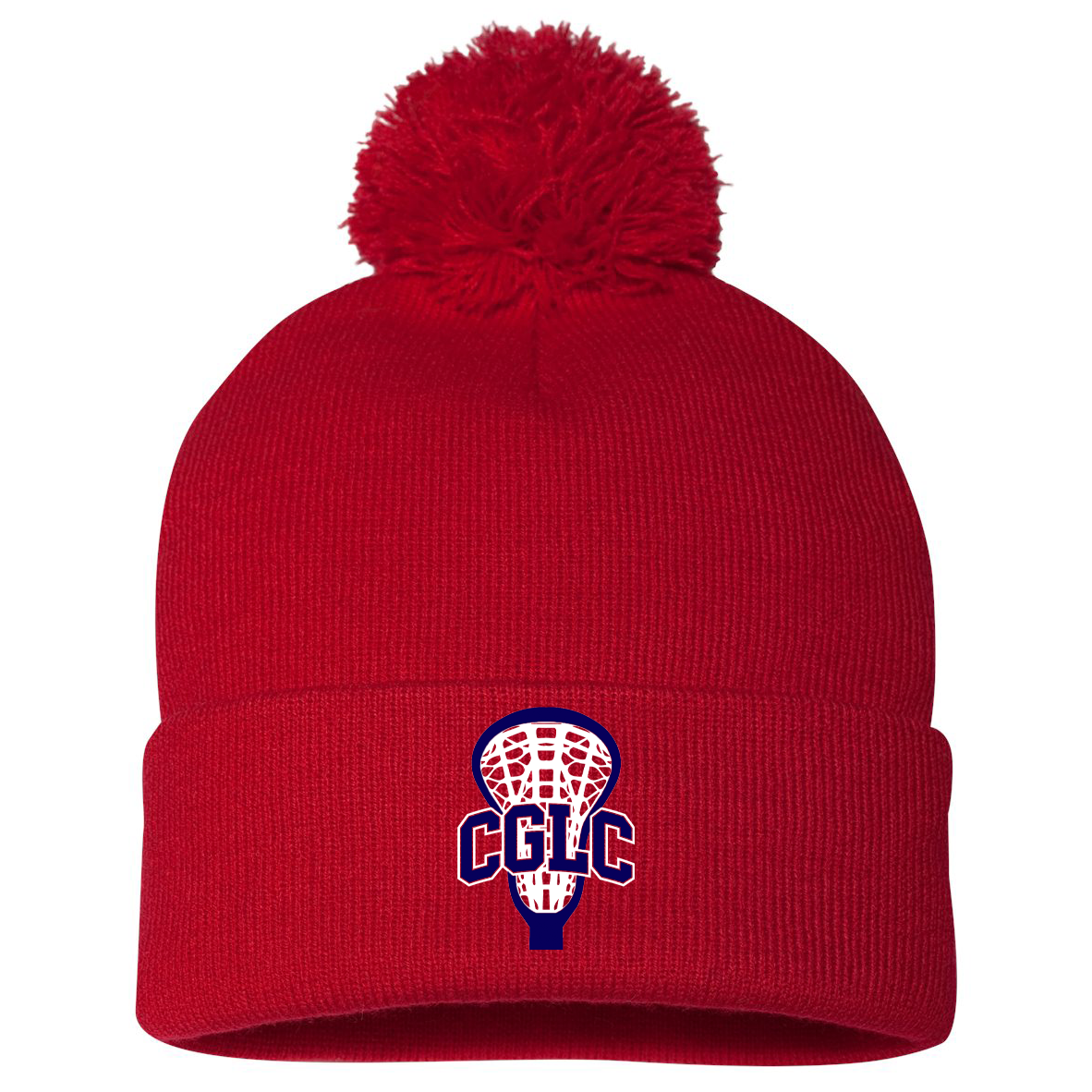 Clarkstown Girls Lacrosse Pom-Pom Beanie